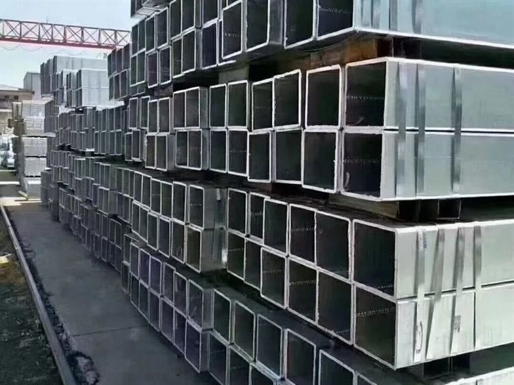 Sección hueca S355 galvanizada en caliente